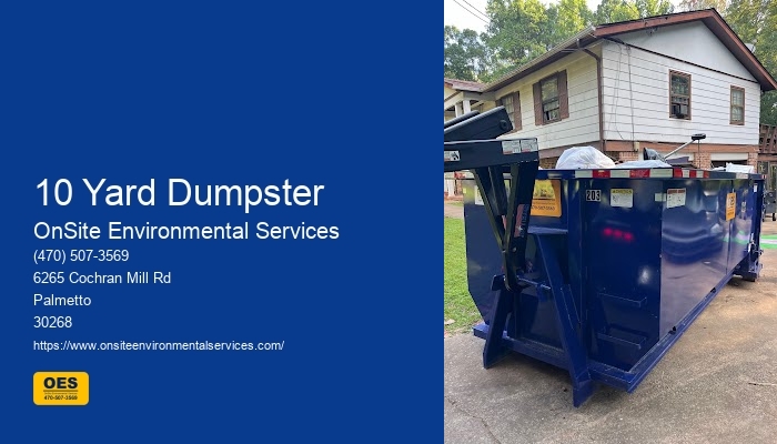 Onsite Dumpster Service