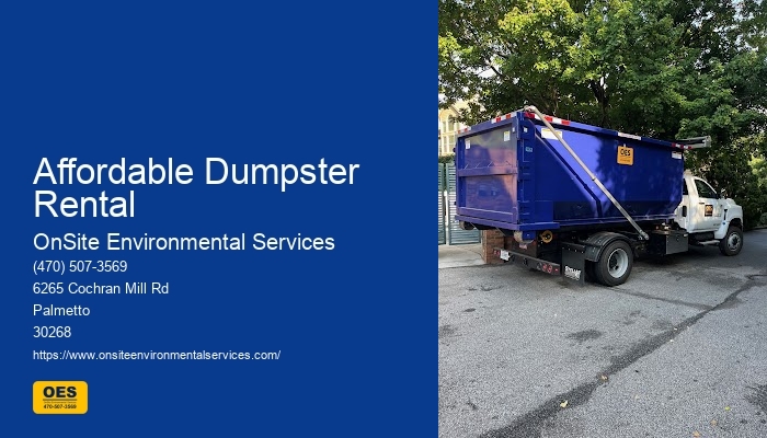 3 Yard Dumpster Rental