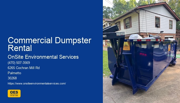 Residential Dumpster Rental