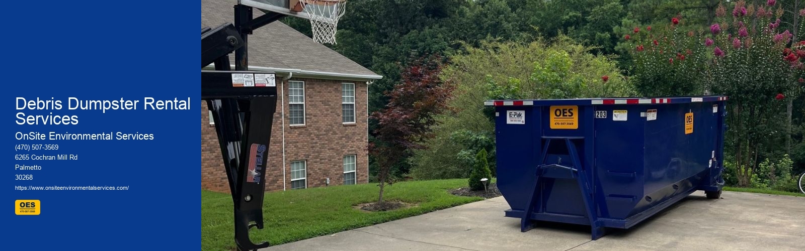 Debris Dumpster Rental Services