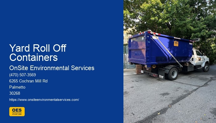 5 Yard Dumpster Rental Prices